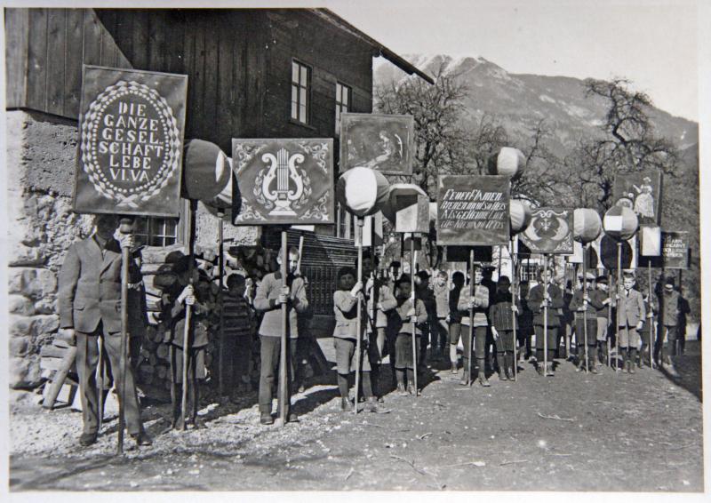 Pumaträger in Bürs 1933, Foto: Josef Plangg