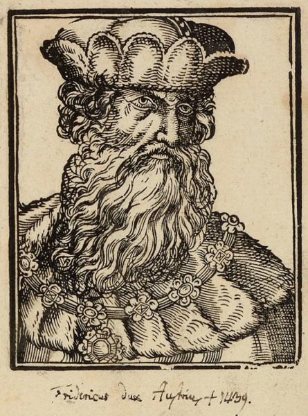 Herzog Friedrich IV. von Tirol, Holzschnitt 16.