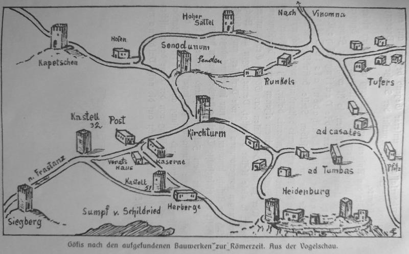 Aus "Heimatkundliche Untersuchungen: Clunia" von Ludwig Sausgruber 1918